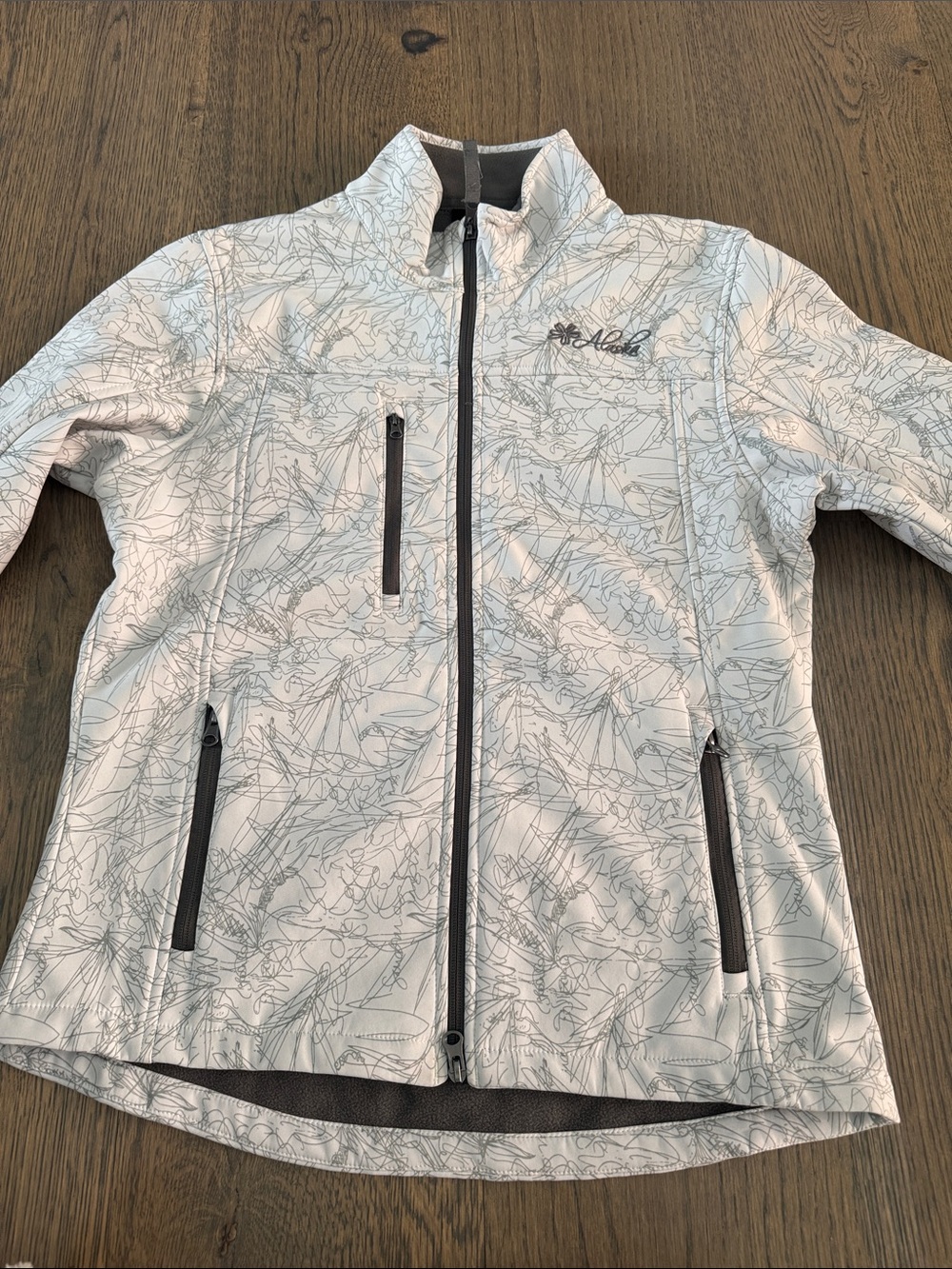 Columbia Women’s White Patterned Lightweight Puffer Jacket